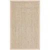 Image de Safavieh Tapis en Fibres Naturelles Salon, Salle à Manger, Chambre à Coucher - Natural Fiber Collection, Tapis à Poil Court, Naturel et Beige, 91 X 152 cm