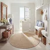 Image de SAFAVIEH Tapis en Fibres Naturelles Salon, Salle à Manger, Chambre à Coucher - Natural Fiber Collection, Tapis à Poil Court, Naturel et Beige, 183 X 183 cm