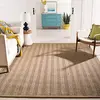 Image de Safavieh Tapis en Fibres Naturelles Salon, Salle à Manger, Chambre à Coucher - Natural Fiber Collection, Tapis à Poil Court, Naturel et Beige, 183 X 183 cm
