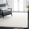 Image de Safavieh Tapis Shag pour Salon, Salle à Manger, Chambre à Coucher - Milan Shag Collection, Tapis à Poil Long, Ivoire, 244 X 305 cm