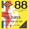 Image de Rotosound, Corde basse électrique Tru Basse 88, jeu 5 cordes long 65-135; diapason long (34"/860mm) - jusqu'à médium (32"/810mm)