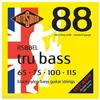 Image de Rotosound Cordes pour Basse Électrique TRU BASS NYLON FLATWOUND 4-cordes RS88EL NYLON FW XLONG SCALE Standard 65-115