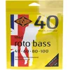 Image de Rotosound Cordes pour Basse Électrique ROTO NICKEL 4-cordes RB40 Nickel Medium 40-100