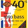 Image de Rotosound Cordes pour Basse Électrique ROTO NICKEL 5-cordes RB40-5 Nickel Medium 40-125