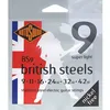 Image de Rotosound Cordes pour Guitare Électrique BRITISH STEELS 6-cordes BS9 Super Light 9-42