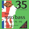 Image de Rotosound Cordes pour Basse Électrique ROTO NICKEL 4-cordes RB35 Nickel Medium-Light 35-95