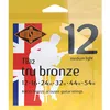 Image de Rotosound Cordes pour Guitare Acoustique TRU BRONZE 6-cordes TB12 Medium Light 12-54