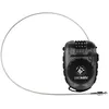 Image de PacSafe Sac de Voyage Retractasafe 250 Cadenas à Câble Rétractable, 5 L, 10 cm, (Argent)