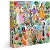 Image de Eeboo - Puzzle Adulte 1000 pièces Poet's Garden - Puzzle en Carton recyclé Le Jardin des poètes - PZTPOT