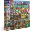 Image de Eeboo - La Maison de l'alchimiste - Puzzle Adulte en Carton 1000 pièces - Dimensions 58.5 x 58.5 cm, Couleurs Vives et Variées, Vert