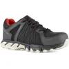 Image de Reebok - Chaussures de sécurité Basses Noire et Rouge en Cuir imperméable Embout Aluminium Trail Grip S3 SRC 46 - Noir/Rouge