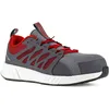 Image de Reebok - Chaussures de sécurité Basses Grise et Rouge en Maille Nylon Embout Composite S1P SRC ESD 44 Gris/Rouge