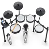 Image de Alesis Nitro Max Kit   Batterie Électronique Compacte avec Peaux Maillées Silencieuses, Caisse Claire Double Zone 10", Bluetooth, +440 Sons BFD, Drumeo, USB MIDI, Pédale de Grosse Caisse