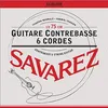 Image de Savarez 6CB640R Jeu guitare contrebasse 6 cordes 75cm