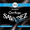Image de Cordes Savarez pour guitare classique Alliance Cantiga, polies, tension haute, bleu, 510AJH