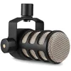 Image de RØDE Microphone Dynamique Podmic de Qualité Broadcast avec Support Pivotant Intégré & Interface Audio USB Focusrite Scarlett Solo de 3e génération, pour Les guitaristes, chanteurs et réalisateurs