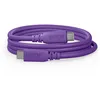 Image de RØDE Câble RØDE SC27 USB-C SuperSpeed vers USB-C pour transfert de données rapide jusqu'à 5 Gbps et alimentation de 60 W (2 m, violet)