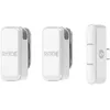 Image de RØDE Wireless Micro, Microphone sans Fil Compact, Deux micros avec boîtier de Charge pour l’Enregistrement vidéo sur Smartphone et la création de Contenu, USB-C (Blanc)