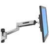 Image de Ergotron LX Sit-Stand Wall Mount LCD Arm 106,7 cm (42") Mur Acier inoxydable 45-353-026