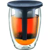 Image de Bodum Verre Double Paroi avec Infuseur à Thé   1 pièce   Tasse 450ml   Verre Borosilicate   Infuseur Amovible   Lave-Vaisselle