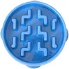 Image de Outward Hound Fun Feeder Slo Bowl - Slow Feeder Dog Bowl - No Bloat - No Choke - Medium - Blue