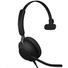 Image de Jabra Evolve2 40 UC Casque filaire USB-C, mono, noir, casque de télétravail pour appels et musique, confort amélioré tout au long de la journée, casque antibruit passif, optimisé par UC avec connexion