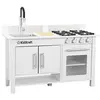 Image de KidKraft Petits Chefs Work Station Cuisine Enfant en Bois avec Mini Planche à découper et Robinet extractible, Jeu d'imitation, Jouet Enfant dès 3 Ans, 53407