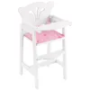 Image de KidKraft Lil' Doll Chaise Haute en Bois de Poupée Bébé, Accessoire Poupon, Jouet Enfant dès 3 Ans, 61101