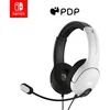 Image de Pdp Gaming Lvl40 Stereo Casque avec Mic pour Nintendo Switch - Pc, Ipad, Mac, laptop Compatible - Noise Cancelling Microphone, Lightweight, Soft Compourt On Ear Headphones, 3.5 Mm Jack - Noir-Blanc