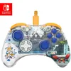Image de PDP Manette Filaire REALMz Wired LED Light-up Pro Nintendo Switch et Switch OLED - Prise Audio 3,5 mm - Commandes Volume D-pad - Licence Officielle - Effets LED Réglables - Motif Tails - Figurine Intégrée
