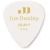 Image de Jim Dunlop 483P01XH Lot de 12 médiators pour guitare classique Blanc