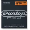 Image de Cordes pour guitare basse en acier inoxydable Dunlop DBN45100 Nickel, moyen 4 cordes 45-100