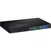 Image de TRENDnet, TPE-1620WS, Commutateur Web Intelligent Gigabit PoE+ 16 Ports avec 2 emplacements SFP partagés, jusqu'à 30 W par Port, Budget de Puissance Total de 185 W, Montage en Rack, Noir