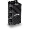 Image de TRENDnet, TI-EU120, Prolongateur UPoE Gigabit extérieur Industriel à 2 Ports, Extension de 100 m - jusqu'à 200 m (656'), Prend en Charge PoE (15,4 W), PoE+ (30 W), UPoE (60 W), boîtier IP67