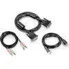 Image de Trendnet TK-CD06 câble kvm Noir 1,8 m - Câbles kvm (USB, USB, DVI-I, Noir, 1,8 m, 360 g)