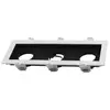 Image de Support Spot GU10 Encastrable Orientable Triple Projecteur Blanc/Noir
