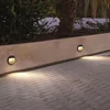 Image de Balise LED Saillie Ronde 2W 220V 55° Grise IP65 pour Escaliers - Blanc Neutre 4000K - 5500K