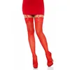 Image de Leg Avenue 1011 Bas Résille avec Dentelle Rouge Tu Eur 34-38