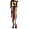 Image de Leg Avenue Hauts Cuisse Pure Noir