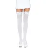 Image de Leg Avenue Bas Comme Un Cadeau Blanc Taille Unique