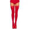 Image de Leg Avenue Nylon sur le Genou avec Noeud Rouge