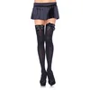 Image de Leg Avenue Nylon sur le Genou avec Noeud Noir