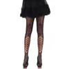 Image de Leg Avenue 9998 Collant Résille Araignée Itsy Bitsy avec Pointe Renforcée Taille Unique 34-40