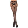 Image de Leg Avenue 1941 Collant Porte-Jarretelles Résille Noir Taille Unique