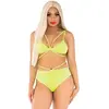Image de Leg Avenue Soutien-Gorge à Bretelles Effet Cage/Slip Brésilien 1 Unité