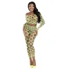 Image de Leg Avenue 2 Pc Hardcore Net Crop Top and Footless Tights Lingerie, Vert Fluo, Taille Unique Femme