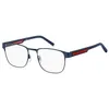 Image de Lunettes de Vue TOMMY HILFIGER TH 2090 WIR MATTE BLUE RED 54/19/145 Homme