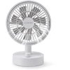 Image de Luxaid Ventilateur de Bureau, Batterie 2000 mAh USB-C, 10 Vitesses, Oscillation 160°, Silencieux, Portable