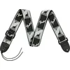 Image de Fender Monogrammed Sangle pour Guitare Noir/Gris Clair/Gris Foncé - Noir