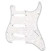 Image de Fender American Standard Strat 11 Hole Pickguard 4-Plis White Pearl